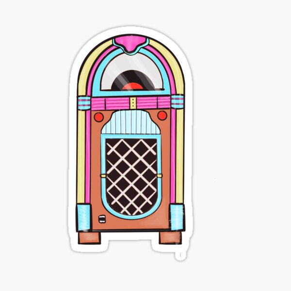 "Jukebox" Sticker For Sale By Woffdaddy | Redbubble