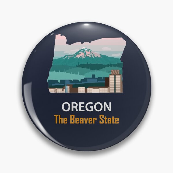 Item preview, Oregon - The Beaver State - Bumper Sticker designed and sold by d1mology.