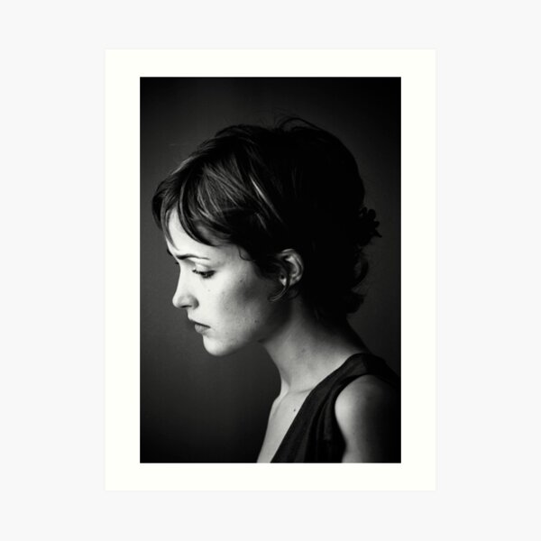 Rose Byrne - lovely serious - 2000 Art Print