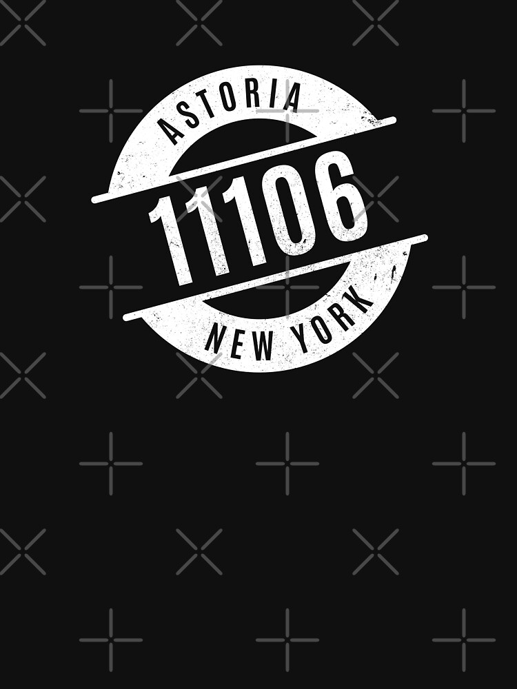 "Astoria New York 11106 Zip Code" Pullover Hoodie by creativecurly