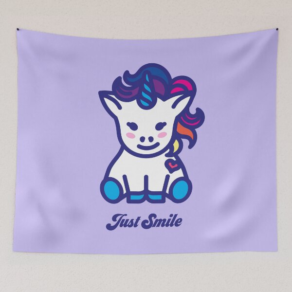Item preview, Yuni baby the rainbow unicorn - Just Smile designed and sold by TokiPY.