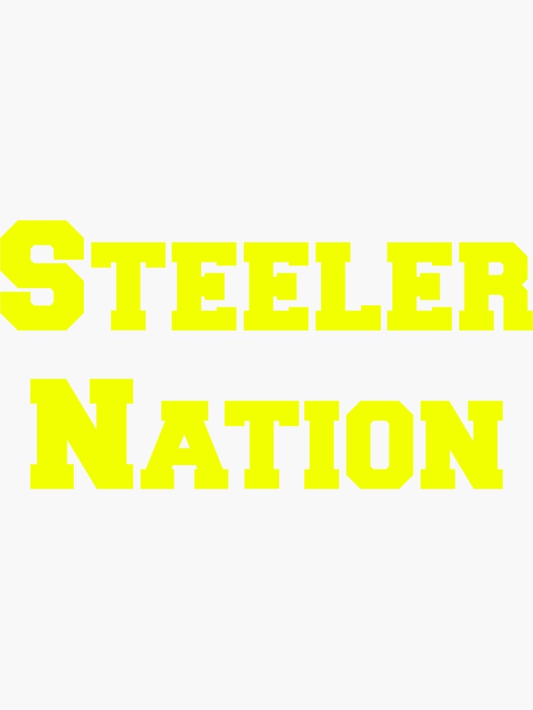 Steeler Nation Essential T-Shirt for Sale by jdbruegger