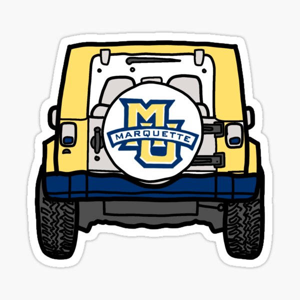 Marquette University Jeep Sticker