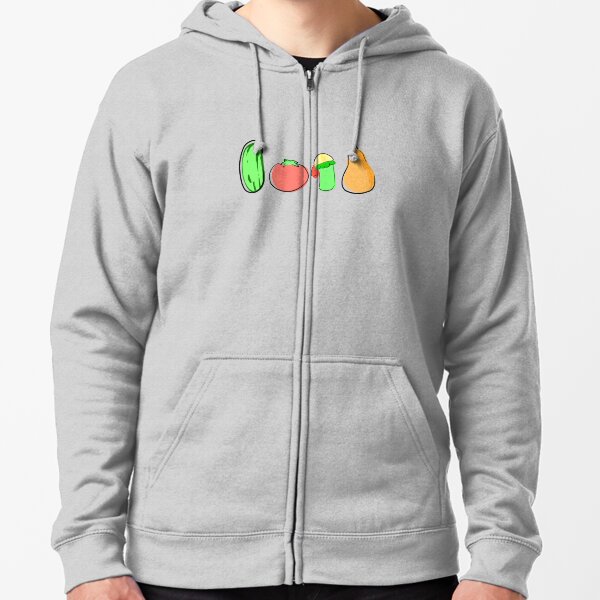 VeggieTales minimalism Zipped Hoodie