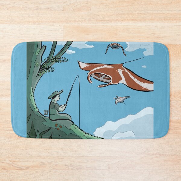 Item preview, Fishing for Mantarays  designed and sold by warmyourtoes.