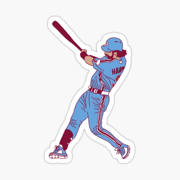 Bryce Harper Sticker for Sale by meganhoban