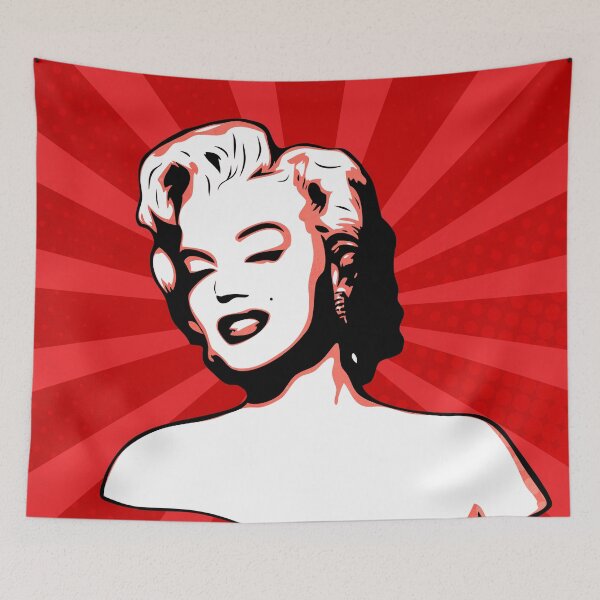 Item preview, Marilyn Monroe | Red | Pop Art by William Cuccio designed and sold by williamcuccio.
