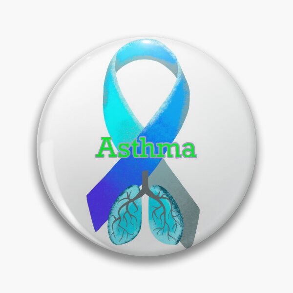 Artikelvorschau, Asthma Awareness Ribbon entworfen und verkauft von ChronicallyGeek.