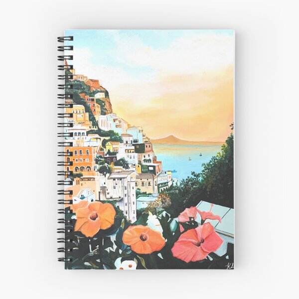 Item preview, Italy Amalfi Coast Sunset Painting designed and sold by margaret-h.