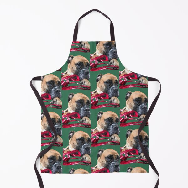 Item preview, Bullmastiff at Christmastime designed and sold by hopie3924.
