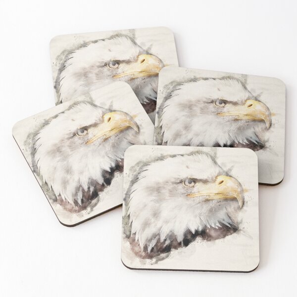 Item preview, Bald Eagle | Wildlife Watercolor Illustration designed and sold by DragonflyDes.