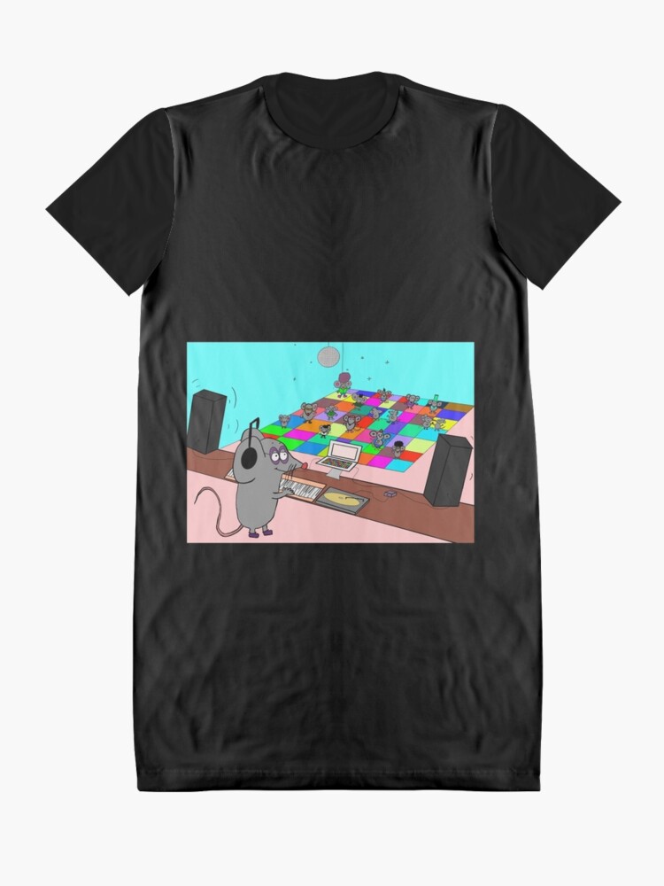 Alternate view of Techno Rat Graphic T-Shirt Dress