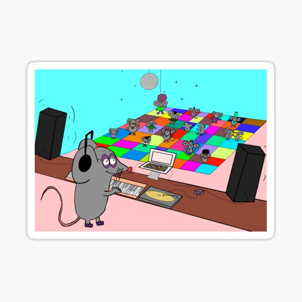 Techno Rat Sticker