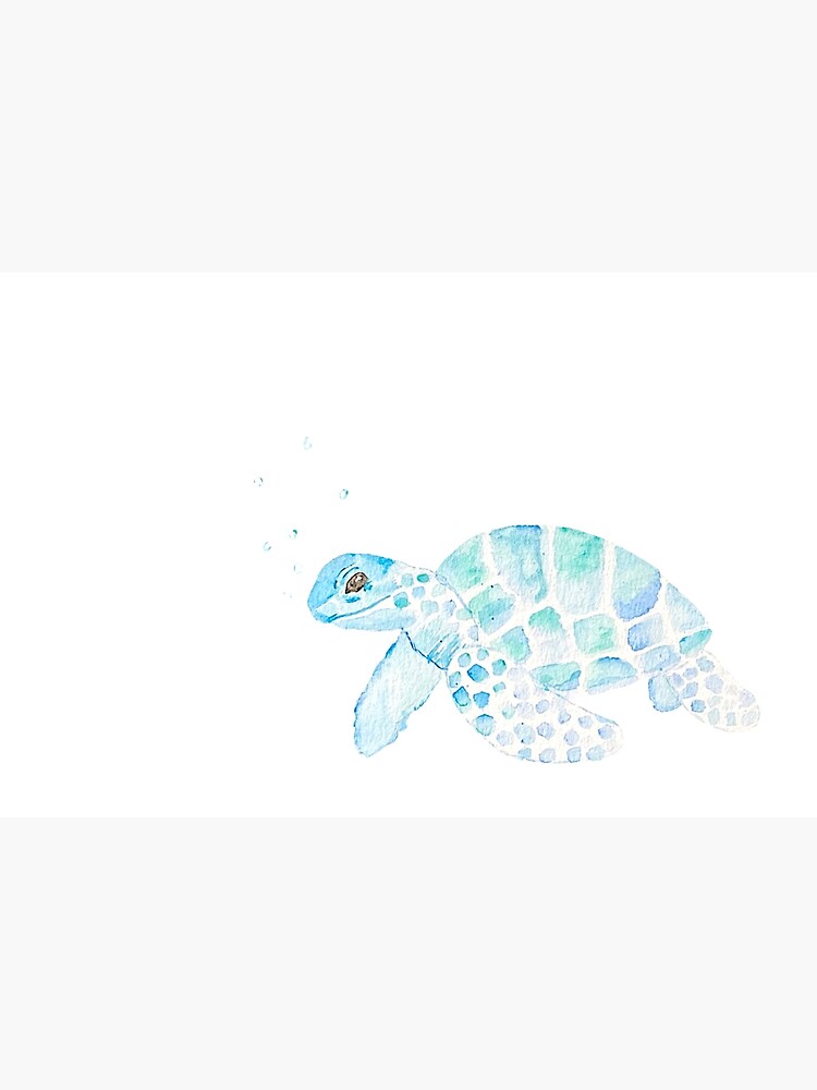 Disover Sea Turtle (White) Bath Mat