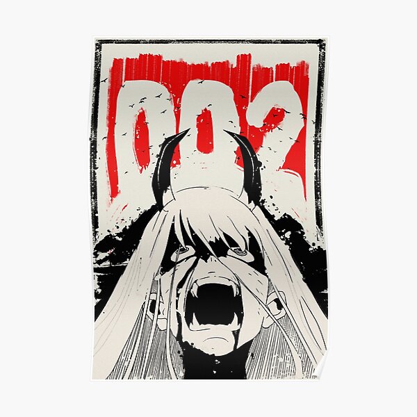 Zero Two Japanese Ink ゼ ロ ツ ー Póster
