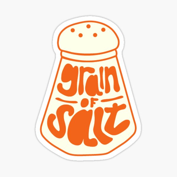 *small sticker* salt shaker, remastered Sticker
