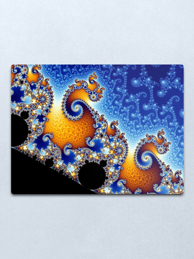 Alternate view of Mandelbrot set Metal Print