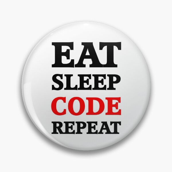 Item preview, Cotización de repetición de Eat Sleep Code designed and sold by Textography1.