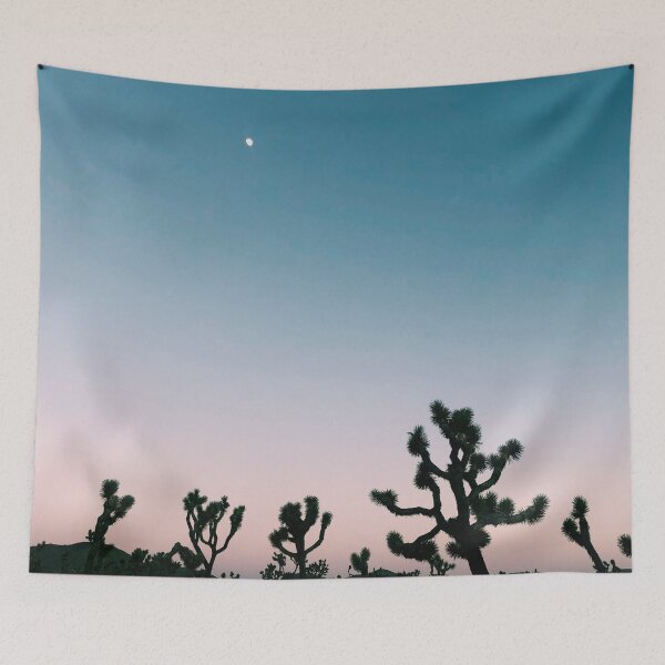 Item preview, moon glow over joshua trees designed and sold by artbanannie.