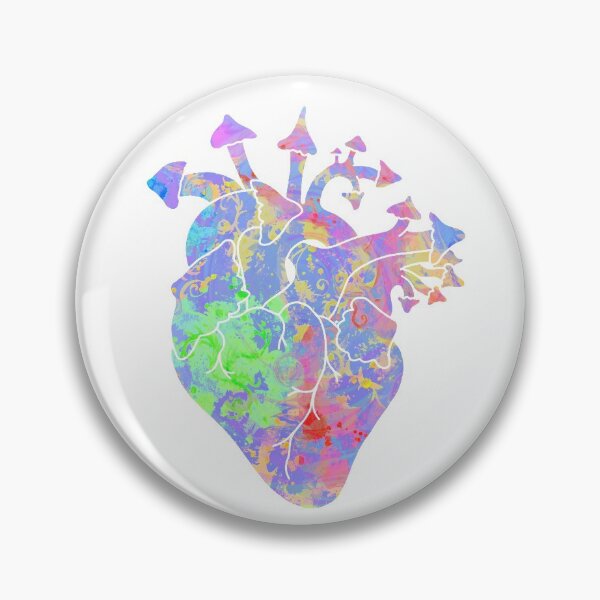 Item preview, Psychedelic Heart (Transparent background) designed and sold by PencilPossessor.