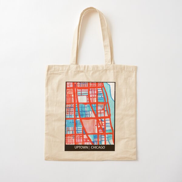 Uptown Chicago Cotton Tote Bag
