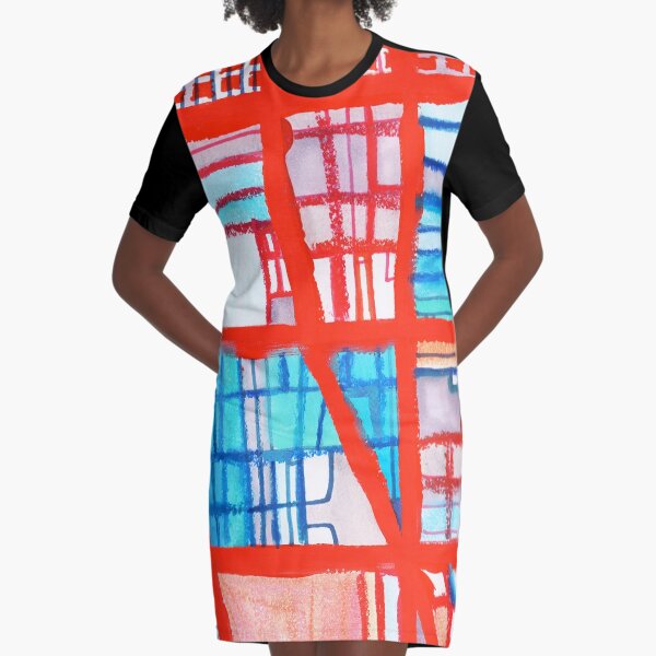Uptown Chicago Graphic T-Shirt Dress