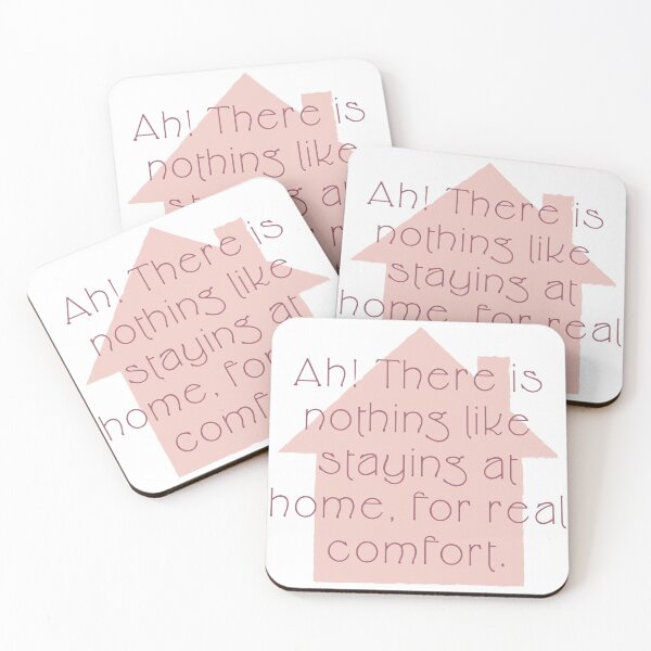 Item preview, Jane Austen Quote, Staying at Home designed and sold by Lucinda Theodore.