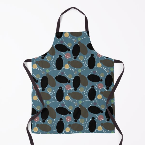 Item preview, Flask and circle with light blue colour pattern designed and sold by SueSakpal.