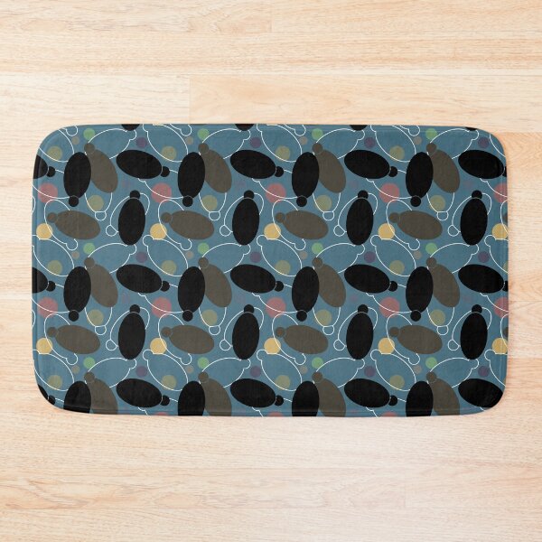 Item preview, Flask and circle with light blue colour pattern designed and sold by SueSakpal.