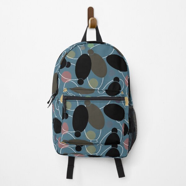 Item preview, Flask and circle with light blue colour pattern designed and sold by SueSakpal.