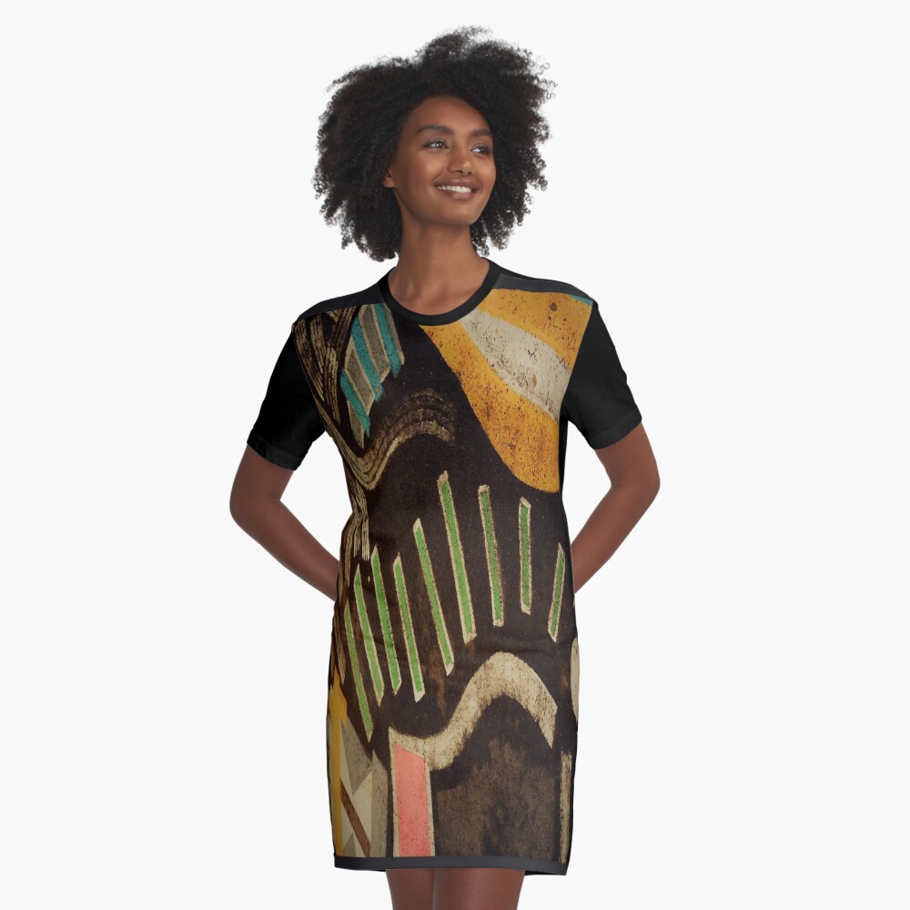 Street Photo Four Graphic T-Shirt Dress