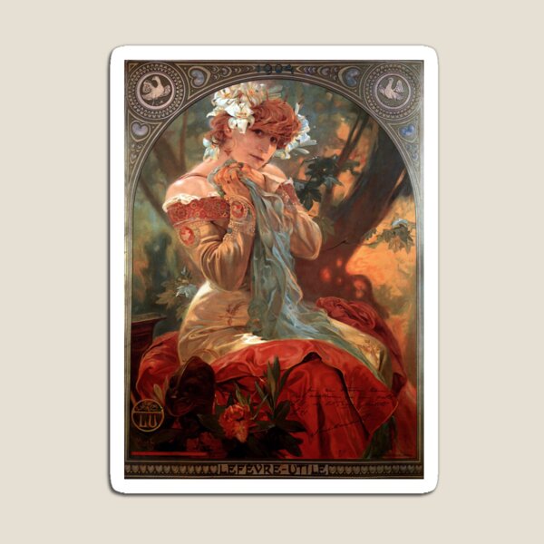 Item preview, Lefevre Utile - Alphonse Mucha - 1903 designed and sold by CJET.