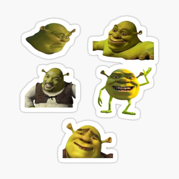  Shrek Meme Sticker Pack Sticker - Sticker Graphic