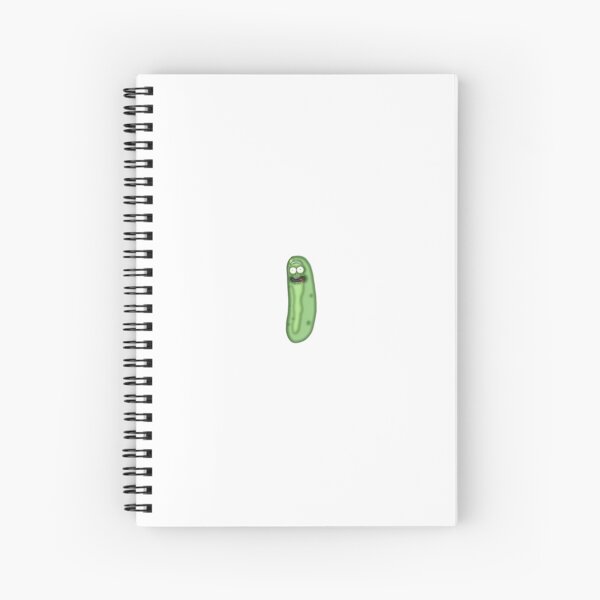 Shiny Pickle Rick Spiral Notebook