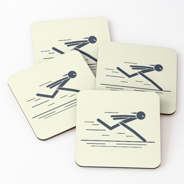 Item preview, Stickman Ninja Run (Dark) designed and sold by AjingDesigns.