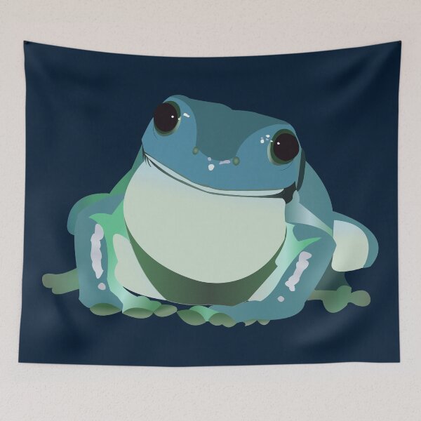 Item preview, Blue and Green Frog designed and sold by KCPetPortraits.