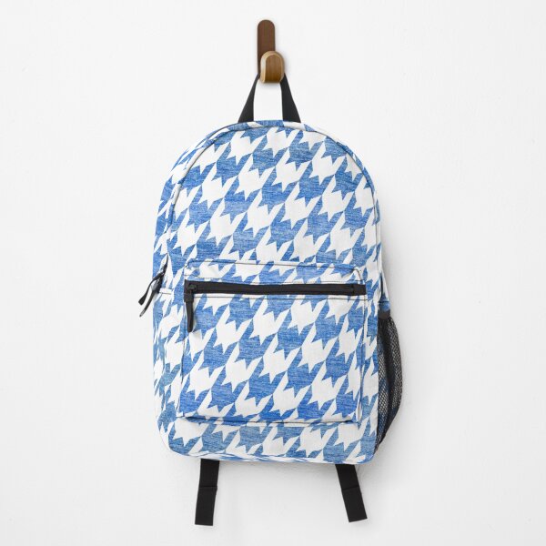Item preview, Blue and White houndstooth pattern designed and sold by ekpatterns.