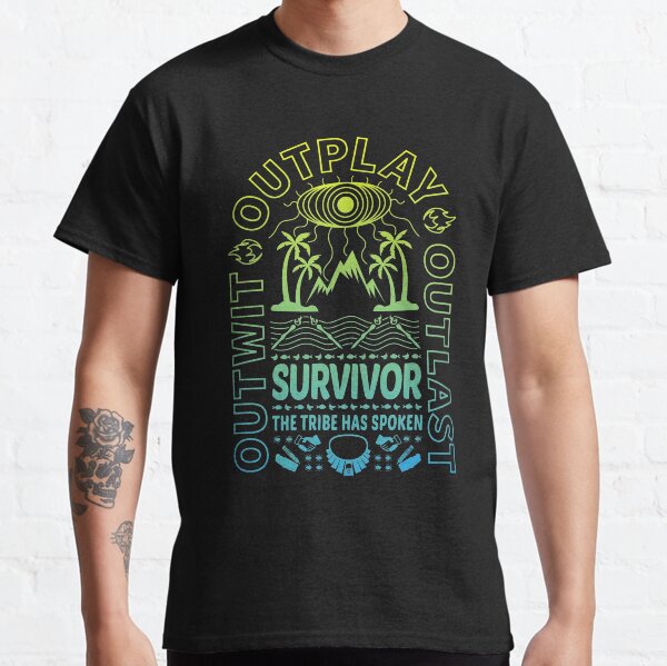 Neon Retro Survivor Classic T-Shirt