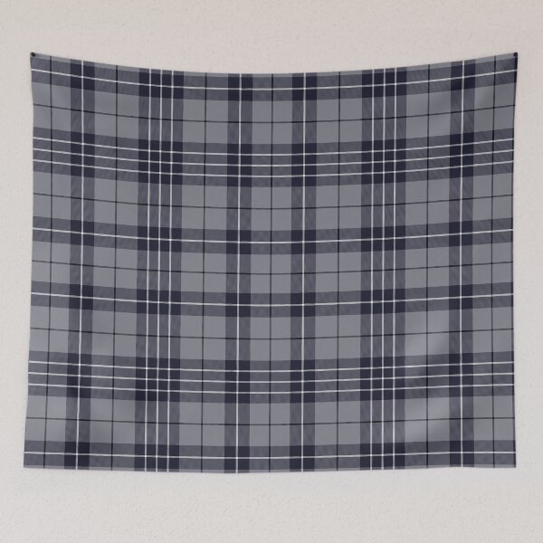 Item preview, Blue Grey Tartan Plaid Twill Pattern designed and sold by 89BLACK.