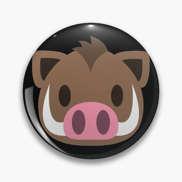 Item preview, Boar emoji designed and sold by ScrappyDesigns.
