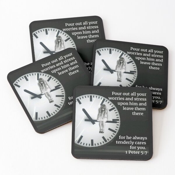 Item preview, Pour your worries and stress on the Lord designed and sold by Biblecafe.