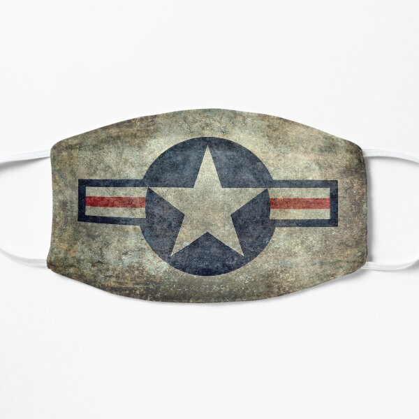 Vintage USAF Roundel symbol Flat Mask