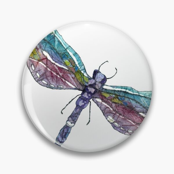 Item preview, Blue Dragonfly Watercolor Batik designed and sold by carole robb.
