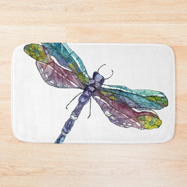 Item preview, Blue Dragonfly Watercolor Batik designed and sold by carole robb.