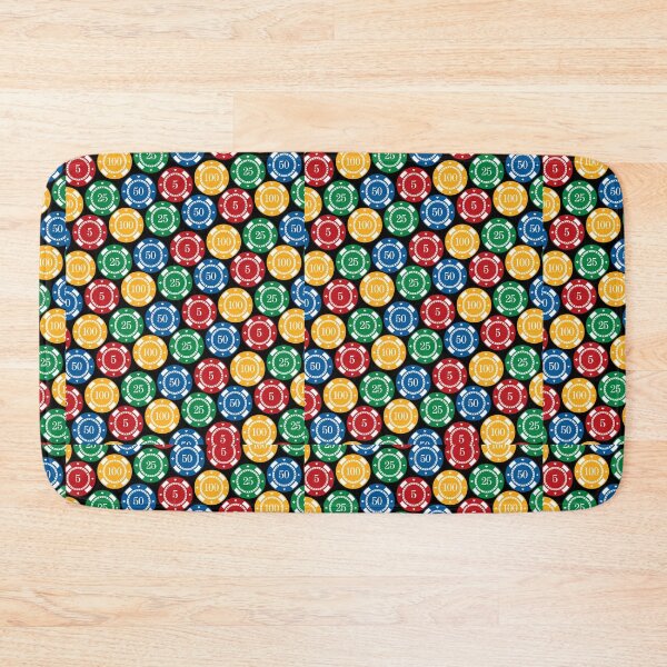 Item preview, Vintage Casino Poker Gambling Chips Pattern designed and sold by digitalvintage.