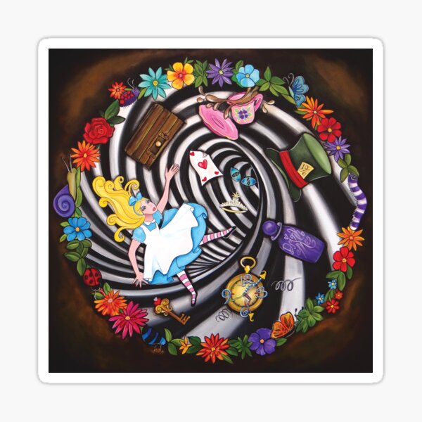 Item preview, "Down the Rabbit Hole" by Melody Smith designed and sold by MelodySmithArt.
