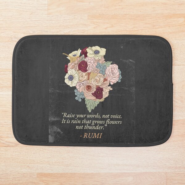Item preview, Rumi - Raise your words, not voice. designed and sold by EvolutionWisdom.