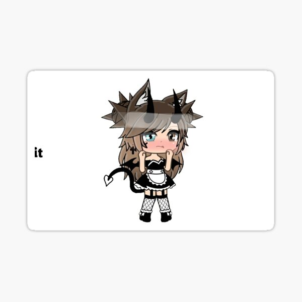 freetoedit look gachalife sticker by @ludmila_santos_03