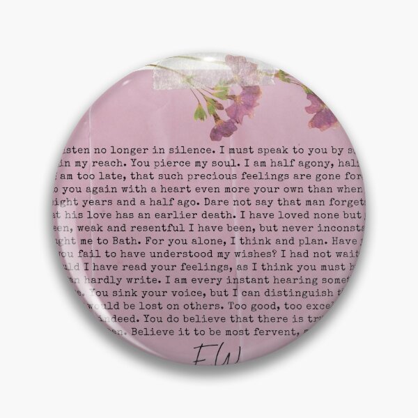 Item preview, Persuasion, Wentworth's Letter designed and sold by Lucinda Theodore.