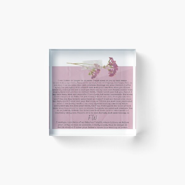 Item preview, Persuasion, Wentworth's Letter designed and sold by Lucinda Theodore.